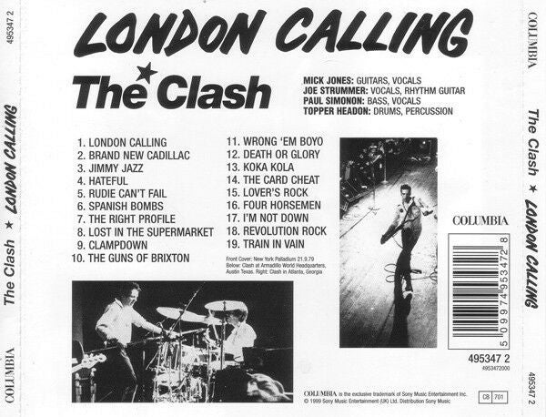 The Clash: London Calling, rock