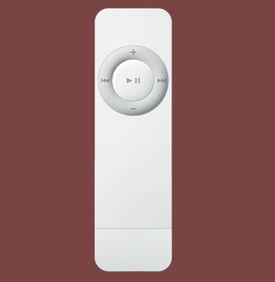 iPod, Shuffle 1. gen., 512 GB, Perfekt, Første generation iPod Shuffle. 512 mb. M. øretelefoner og s