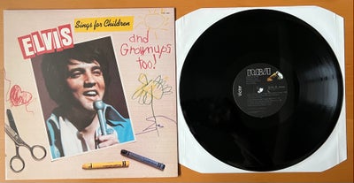 LP, Elvis, Elvis Sings for Children, Amerikansk originaludgivelse fra 1978.

Cover: Se billeder
Viny