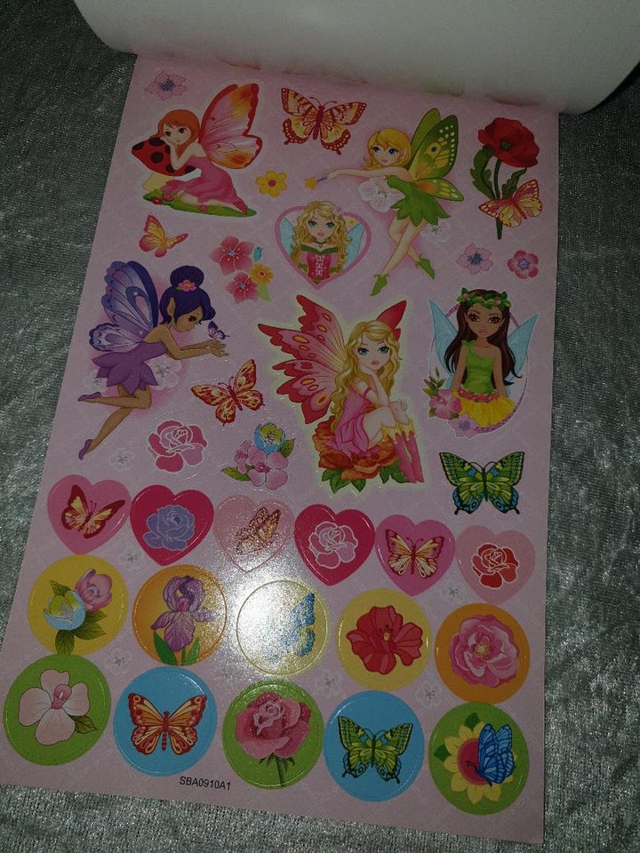 Andet legetøj, 60 stickers, Flower fairies
