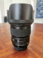 Linse, Sigma, 50mm f:1.4 DG Art t/Nikon