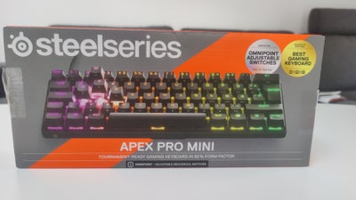 Tastatur, SteelSeries Apex pro, SteelSeries Apex Pro Mini, Perfekt, Hej allesammen :)
Jeg har købt d