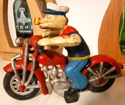 Legetøj, VINTAGE POPEYE ON PATROL MOTORCYCLE

...og et par andre vintage legetøjsfigurer.

Popeye on
