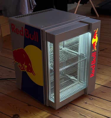 Mini Cooler Redbull Køleskab, b: 28 d: 32 h: 39, Rigtig fedt Redbull køleskab som kan holde mange re