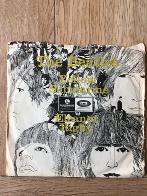 Single, The Beatles, Yellow Submarine, Rock, Vinyl  .  vg +
Cover:  vg +
Dansk Press
