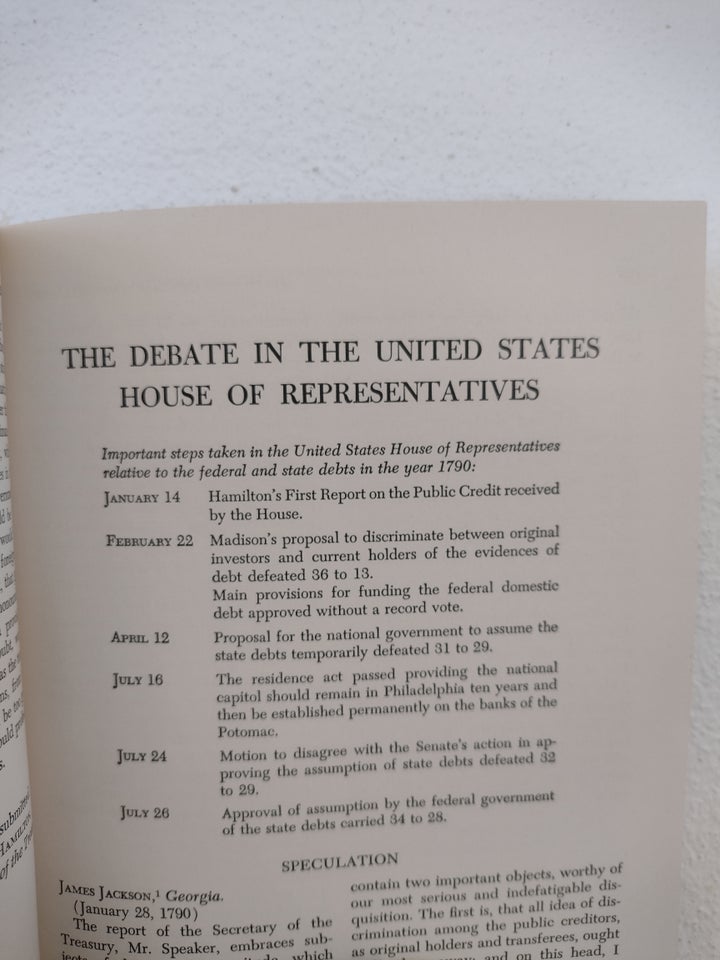 Hamilton and the National Debt, George Rodgers Taylor ,