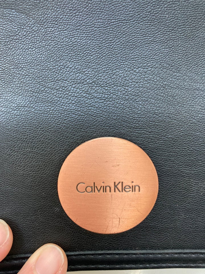 Skuldertaske, Calvin Klein, læder