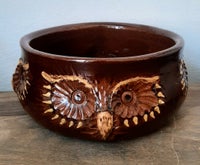 Keramik fugle skål, Retro