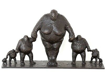 Skulptur købes , Keld Moseholm, motiv: Små tykke mænd /