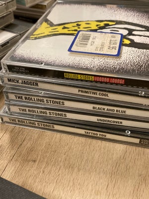 The Rolling stones: Tattoo you, rock, 5 cd’er sælges samlet