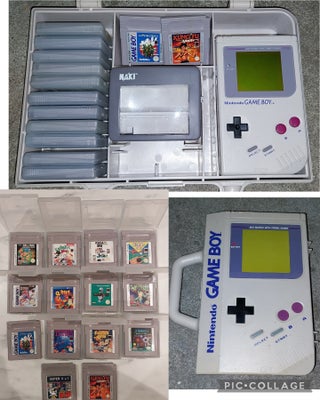 Game boy, spillekonsol, God, Game boy - Original 

Sælges med 14 spil - 2000 kr