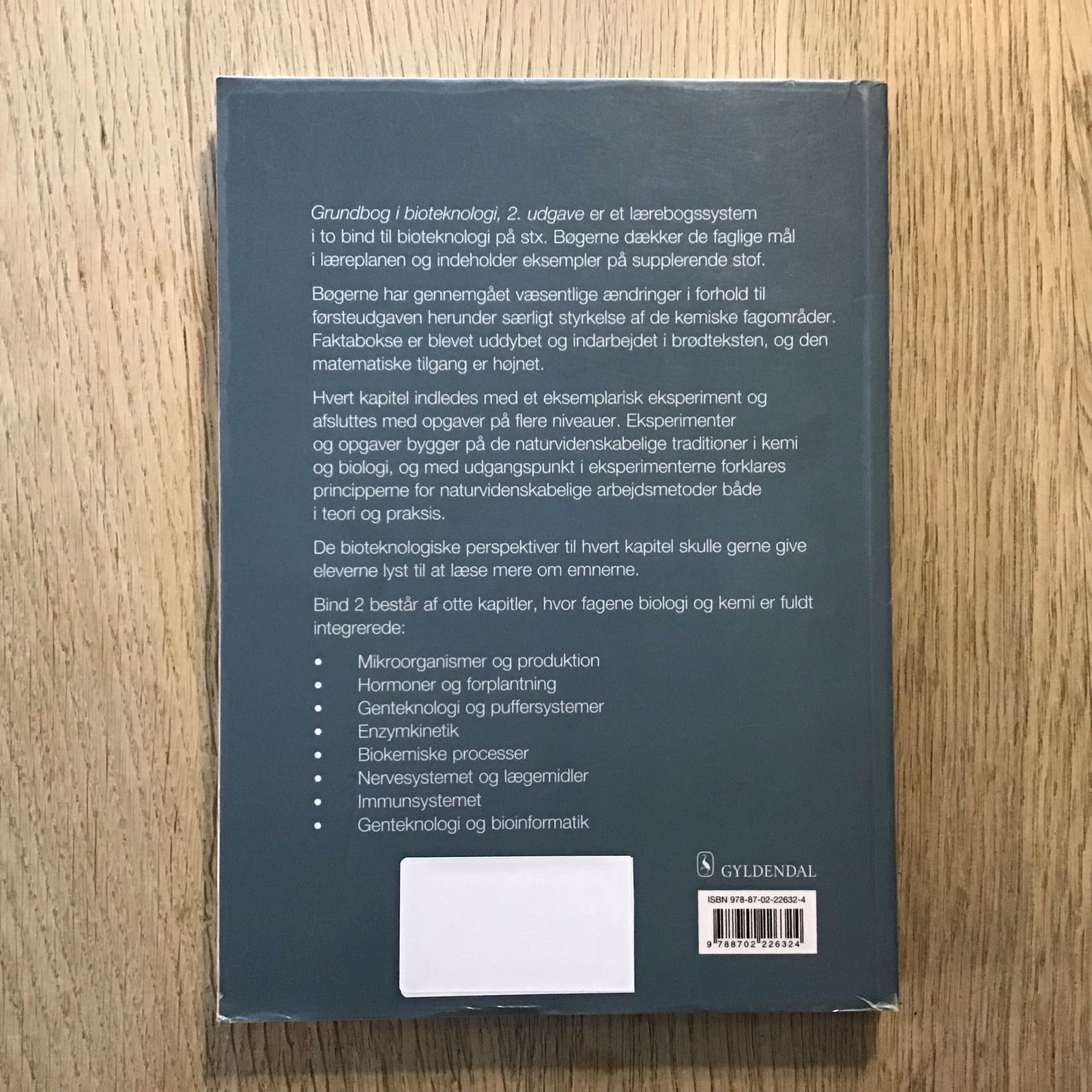 Grundbog i Bioteknologi 2 stx, Kim Bruun m.fl., år 2019