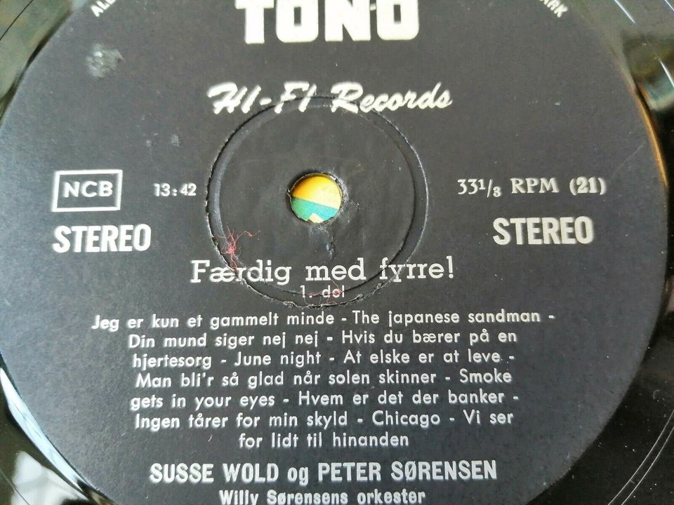 LP, Susse Wold & Peter Sørensen, Færdig med fyrre