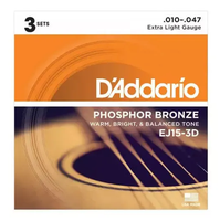 D'Addario EJ15-3D western-guitar-strenge, 010-047,