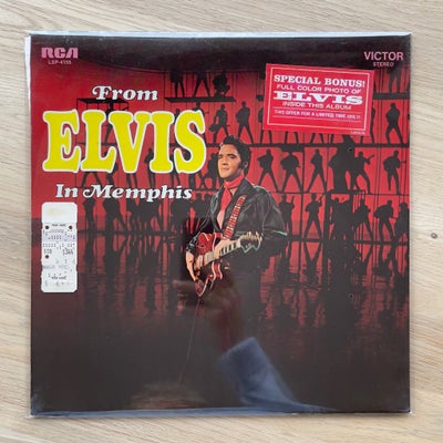 LP, Elvis Presley , From Elvis In Memphis, Utroligt flot eksemplar af ‘From Elvis In Memphis’ (1969)