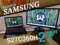 Samsung S27C360H, fladskærm, Samsung S27C360H