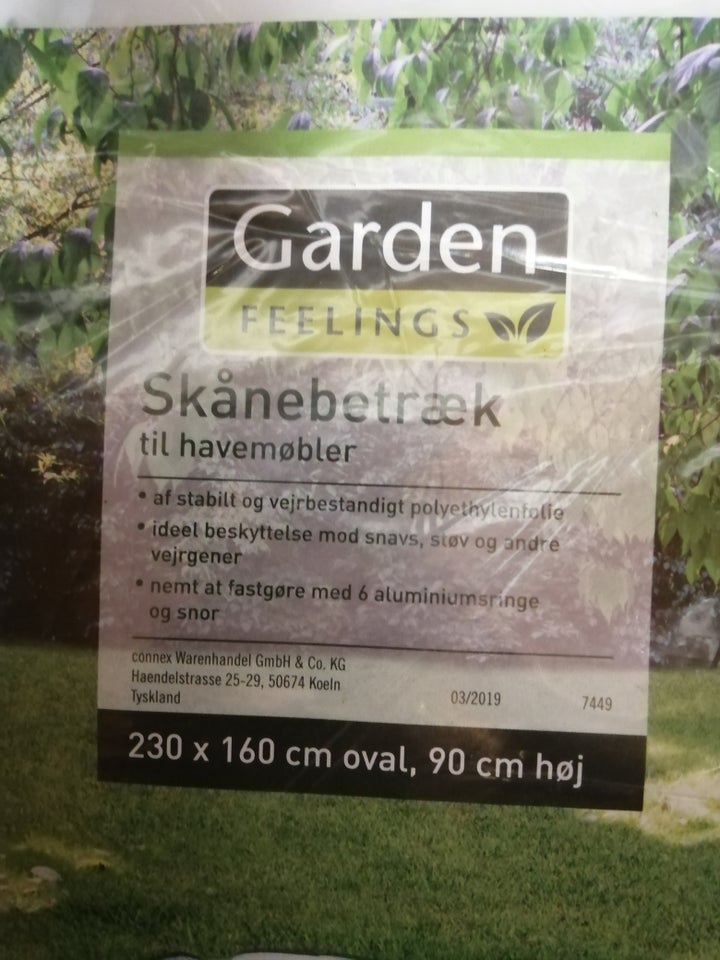 Skånebetræk til havemøbler