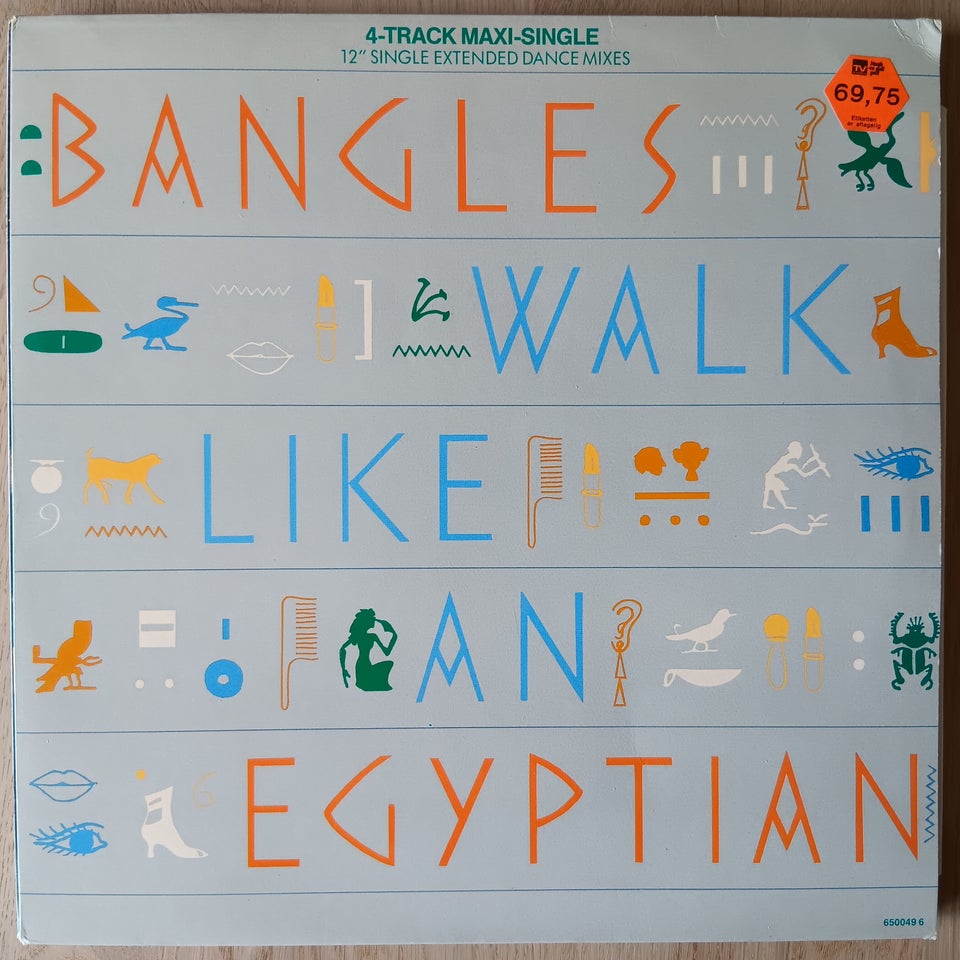 Maxi-single 12", SOLGT Bangles, Walk like an Egyptian