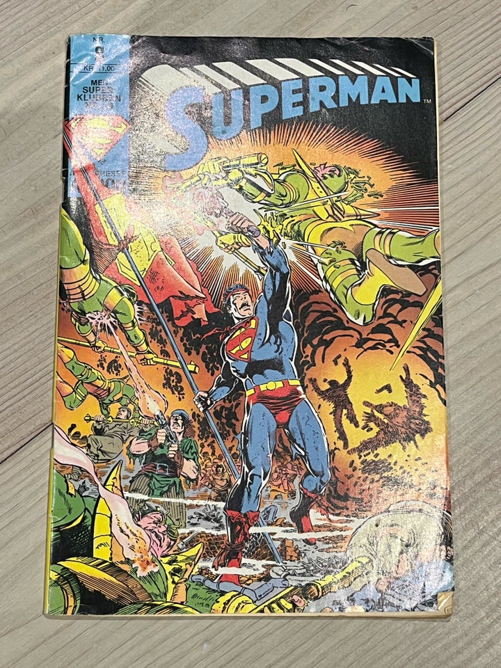 Superman nr. 8 1987, Tegneserie