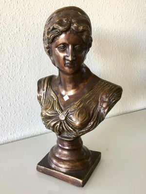 Bronze Figur, Buste 
Kvindehoved  
Græsk Gudinde  
Romersk Gudinde  
Græsk mytologi  
Portræt i bron