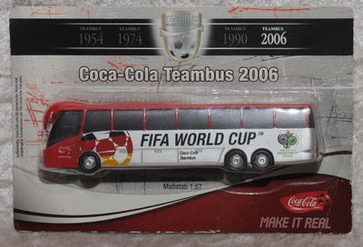 Modellastbil, HM-BIL-Lastbil-Hermey Teambus for det tyske landshold FIFA 2006 "Coca Co, skala H0, 

