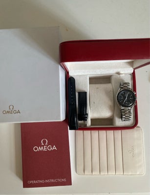 Herreur, Omega, Omega Speedmaster Reduced
3510.50.00
Årgang 1998
39mm
Uret går som det skal med en g