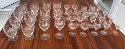 Glas, Vinglas, vandglas, ølglas, cognac, likør glas mm., Holmegaard, Kirsten Pihl, Har en samling af