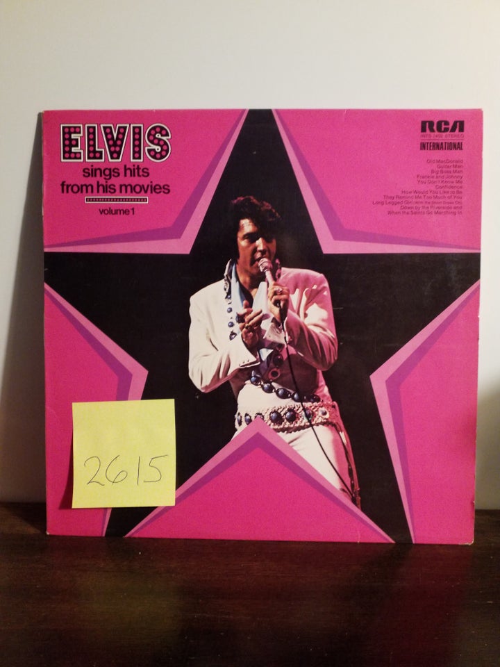 LP, ELVIS PRESLEY, SINGS HITS FROM HIS MOVIES