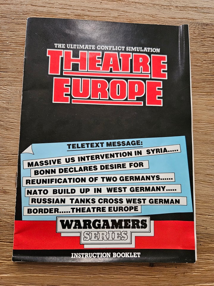 THEATRE EUROPE, Commodore 64 & C128