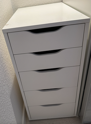 Sidebord, Ikea, laminat, Side bord drawer, Ikea, Clean