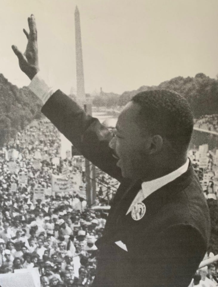 Plakat, motiv: Martin Luther King, b: 40 h: 60 – dba.dk Køb og Salg af Nyt og Brugt