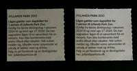 2 stk. dagsbilletter til Jyllands Park Zoo sælg...