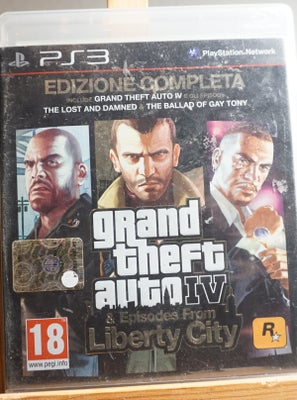 GTA 4 & Episodes of Liberty City, PS3, Grand Theft Auto 4 + Episodes From Liberty City til Playstati