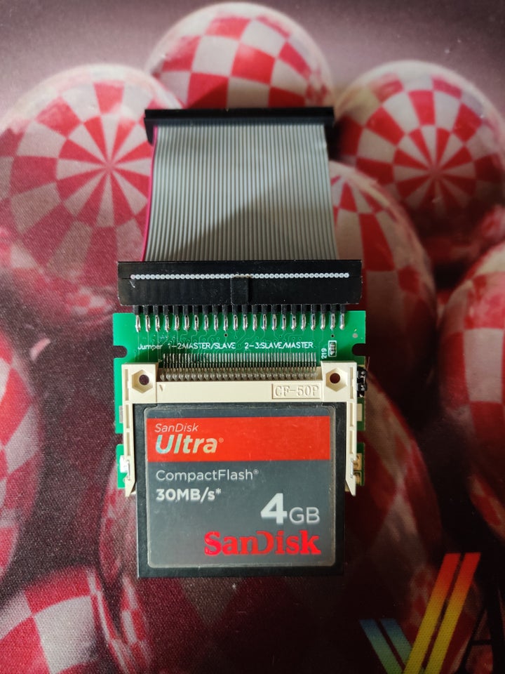4GB Harddisk Amiga 500/600/1200, tilbehør, Perfekt