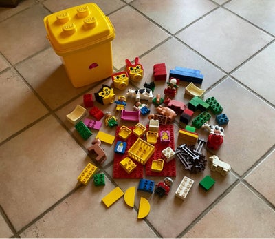 Lego Duplo, LEGO DUPLO med dyr, figurer og klodsekasse