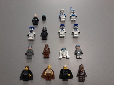 Lego Star Wars, 15 star wars figurer, nyere og ældre

Har fundet en revne på en af figurerne, resten