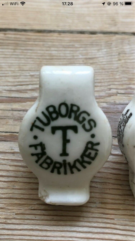 Stor fedt TUBORG træ skilt , STORT vintage Tuborg skilt