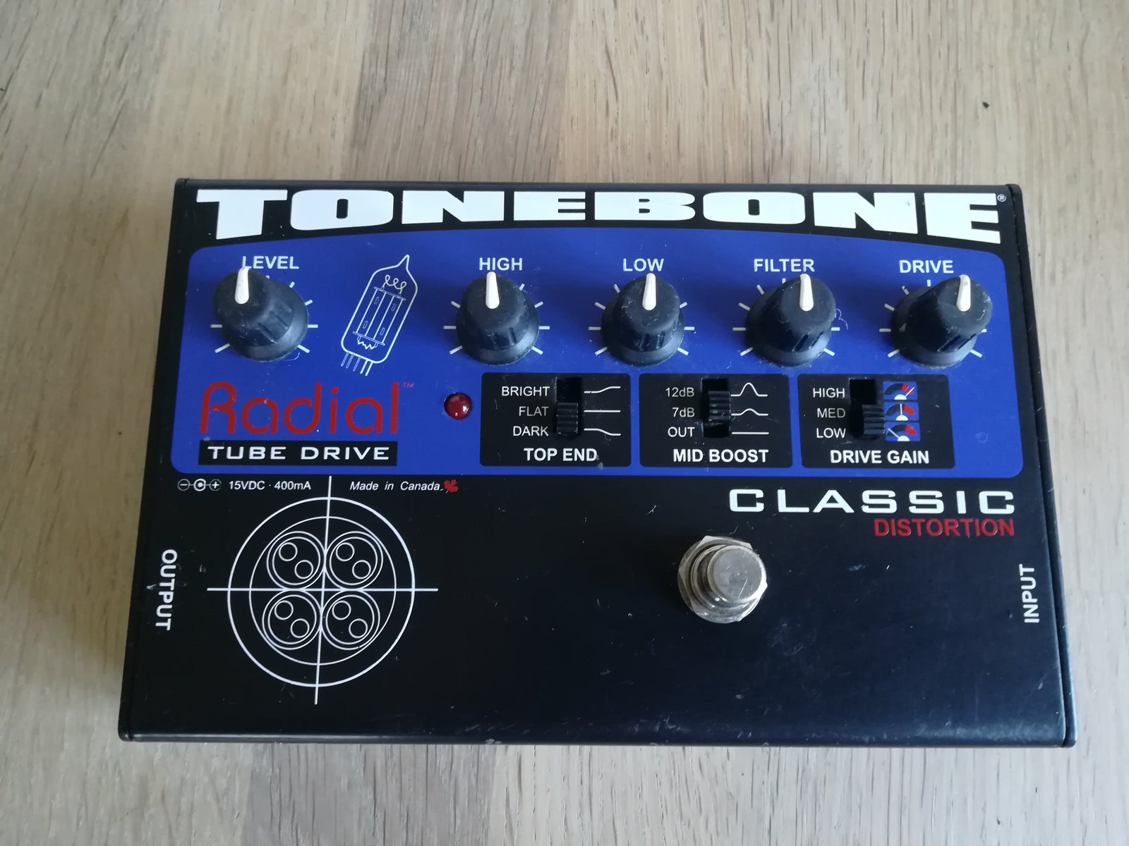 Distortion pedal Radial Tonebone Classic Distortion