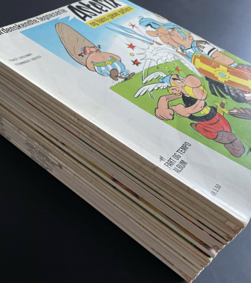 Asterix 1-26, Tegneserie