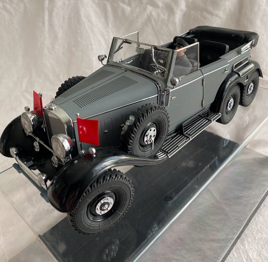 Modelbil, Mercedes Benz G4. 1938. NAZI. SS-Paradebil.