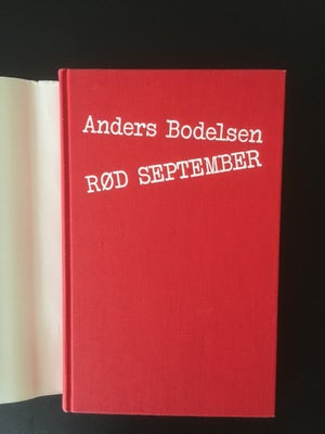 Rød September, Anders Bodelsen, genre: krimi og spænding, gratis fragt i København ved forudbetaling