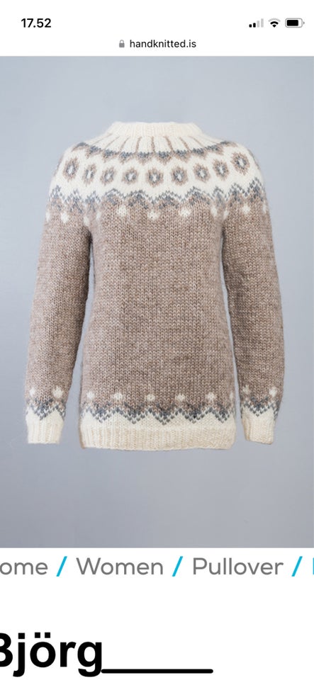 Sweater, The handknitting association of Iceland, str. XL