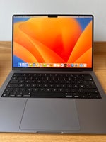 MacBook Pro, 14 inch M1 Pro 2021, 32 GB ram