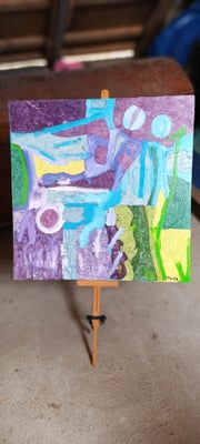 Akrylmaleri, Lene Tang, motiv: Abstrakt, stil: Abstrakt, b: 70 h: 70