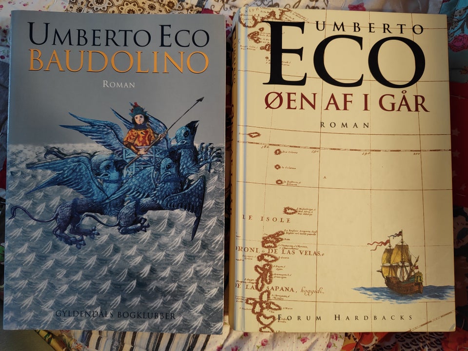Øen af igår * Baudolino, Umberto Eco, genre: roman