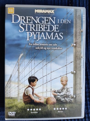 Drengen i den stribede pyjamas, DVD, drama, Den 8 årige Bruno flytter ud på landet, der møder han de