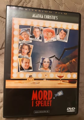 Mord i spejlet (The Mirror Crack'd), instruktør Guy Hamilton, DVD, krimi, "Mord i spejlet" DVD. Agat