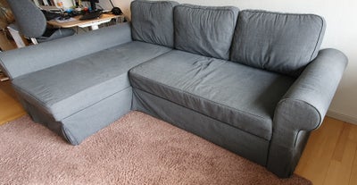 Sovesofa, bomuld, 3 pers. , IKEA Backabro, Solid sofa fra ikke-ryger hjem. Den er både en god, stor 