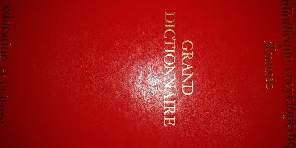 Grand dictionnaire, emne: leksikon