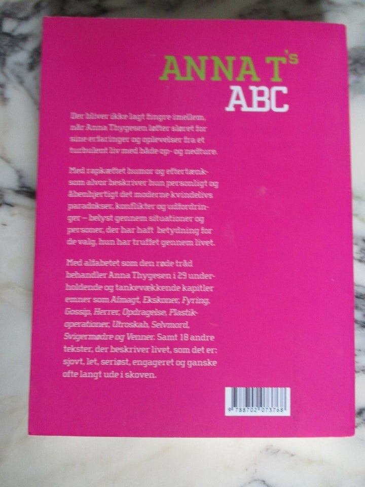 Anna T.s ABC, Anna Thygesen